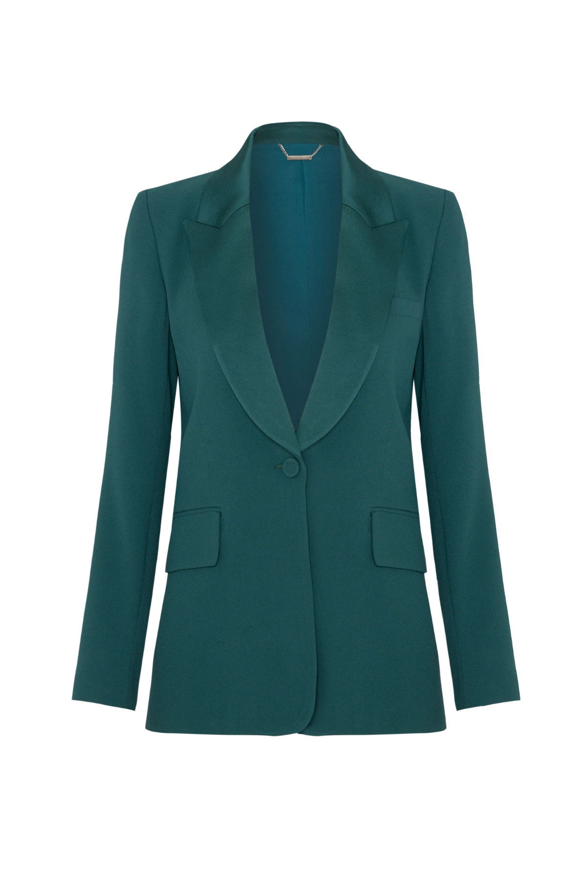 Blazer Crepe Modelagem Reta